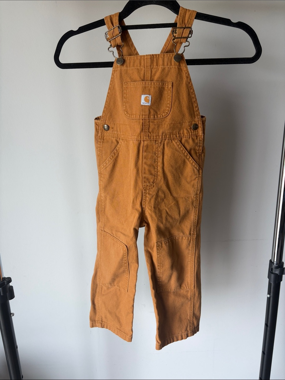 Carhartt Kids' Carhartt Brown/Tan Duck Overalls